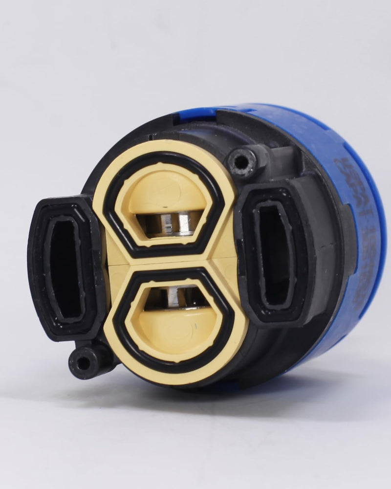 Hain-Yo JL02BD 40mm Single Handle Ceramic Cartridge with Check Valve Set, Replacement Part PBA039199, Blue and Black
