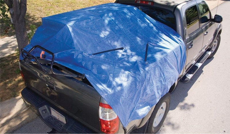 5 in a Pack, Maximize Value, Minimize Cost, Multipack Advantage with Budget-Friendly Poly Tarps, 2.5 Mil Cheap Large Light Tarp, Multipurpose Waterproof Protective Cover, 6x8 Feet, Blue 6' x 8'