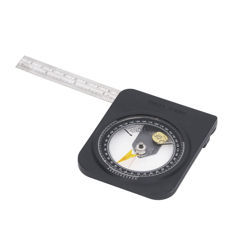 Garosa Magnetic Angle Finder, Stainless Steel Goniometer with Bidirectional Magnetic Stripe for Accurate Angle Detection in Construction and DIY Projects