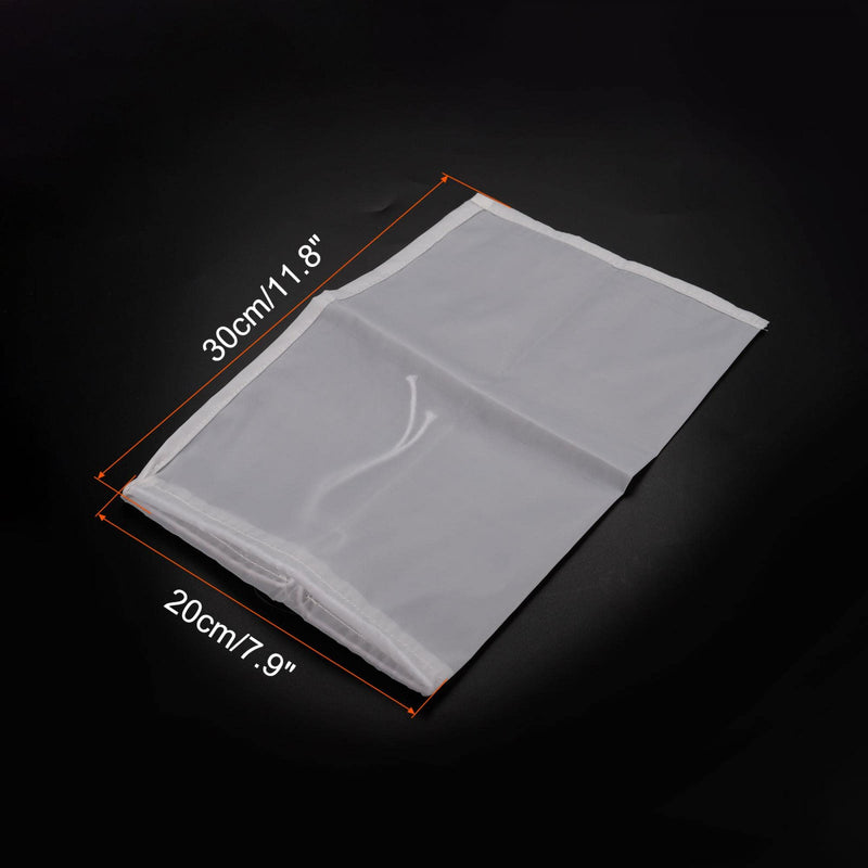 uxcell Paint Filter Bag 300 Mesh (11.8"x7.9") Nylon Strainer for Filtering Paint, Gasoline, Fuel