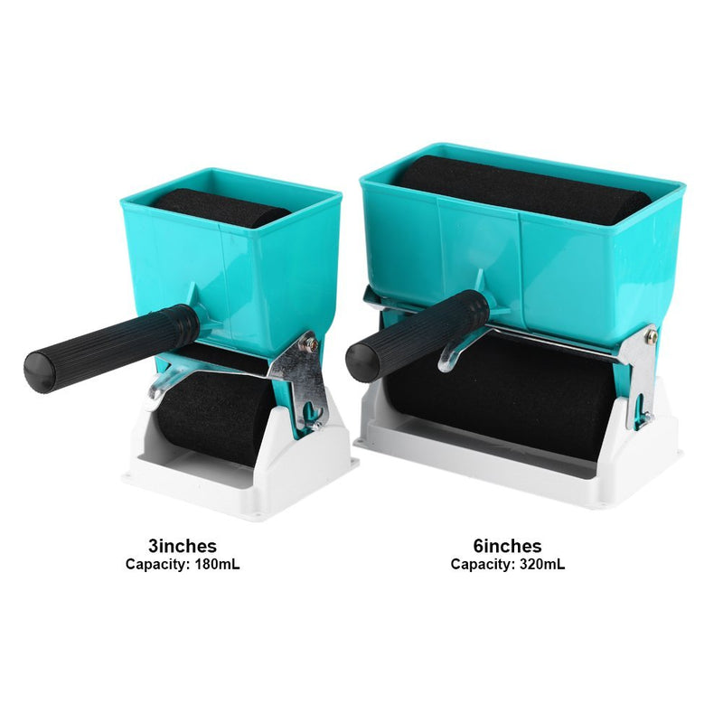 180mL/320mL Portable Woodworking Glue Roller with Stand and Flow Control Switch Glue Applicator Roller DIY Handheld Adhesive Roller for Carpenter(3inches)