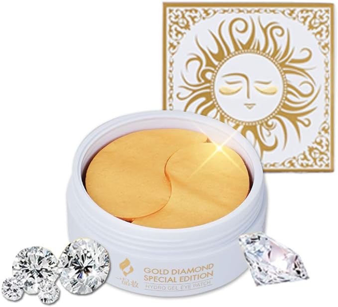 Gold Diamond Eye Patch Hydrogel Eye Pack (60 Sheets Total), Eye Patch, Eye Pack, Eye Care, Eye Mask, Eye Cream - NewNest Australia