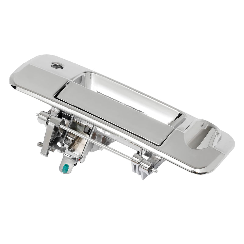 Gledewen Chrome Tailgate Door Handle, Compatible with 2007-2013 Toyota Tundra, Exterior Rear w/Camera Hole | Replaces 69090-0C051,690900C051,81214 Liftgate Outside Door Latch Handle