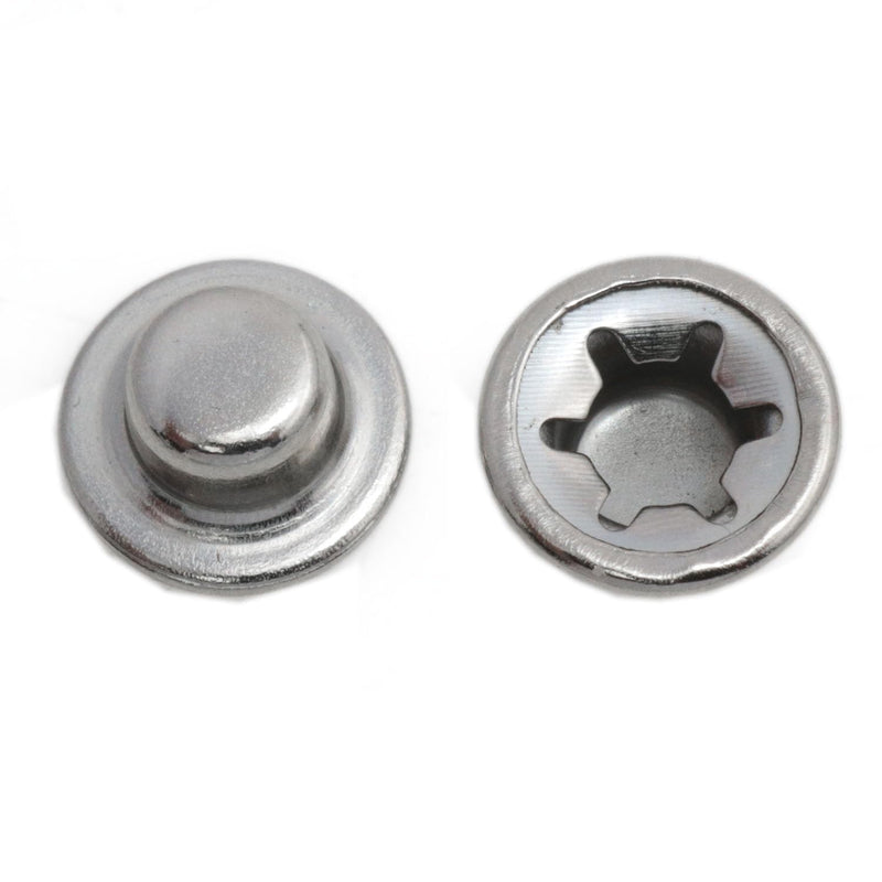 Push nut caps Truck Nuts Push Nuts axle Cap Nuts Push nut caps Push nut caps Cap washers, Caravan Trailer Parts for trolleys, Rolling Boxes and Lawn carts 8PCS