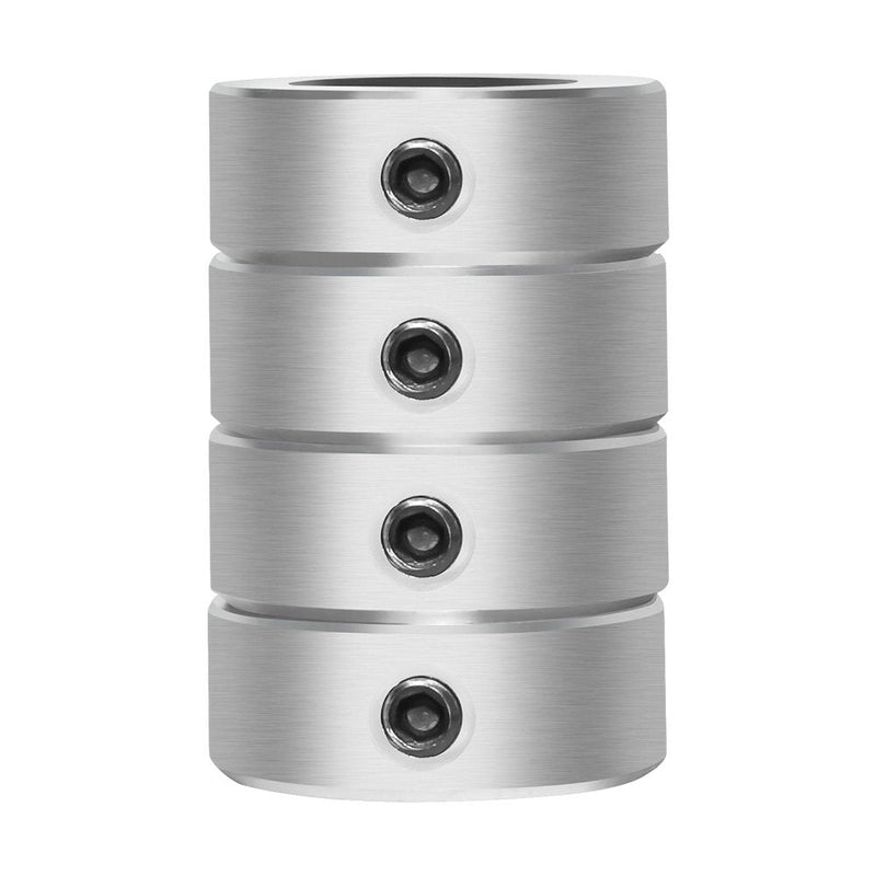 Bore Solid Steel Style Zinc Plated Set Screw Shaft Collars for Lawn Tractor,Garage Doors (zinc, 3/4")