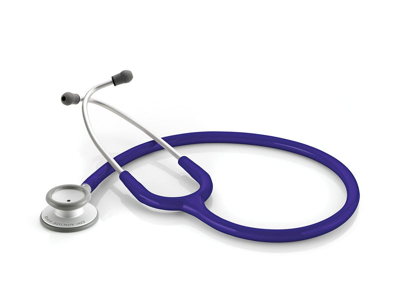 ADC Adscope Lite 619 Ultra Lightweight Clinician Stethoscope with Tunable AFD Technology, 31 inch Length, Indigo