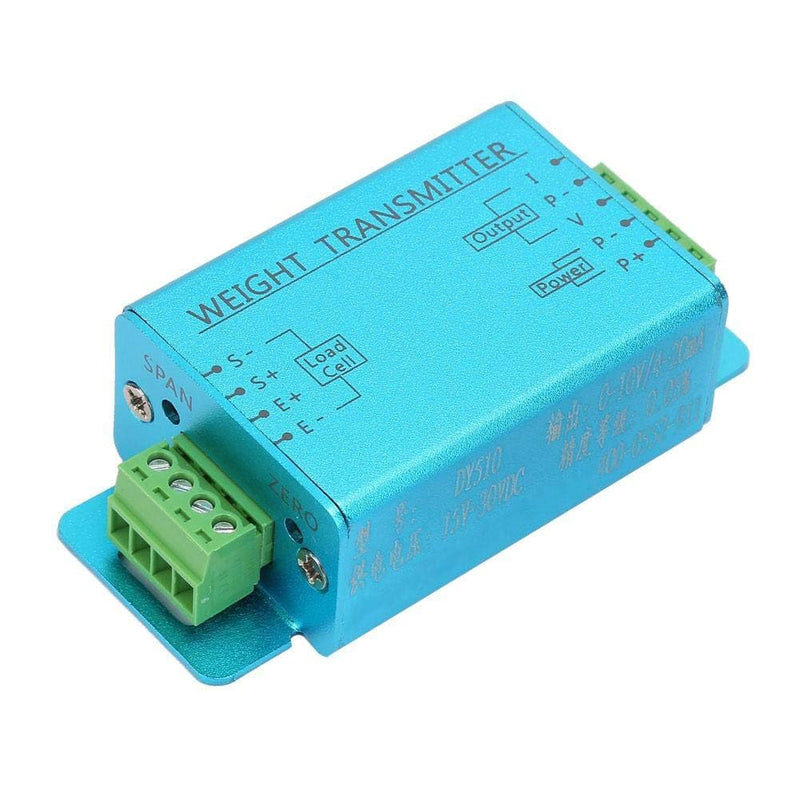 Load Cell Amplifier, Weight Transmitter 4 to 20mA, 0 to 10V Load Cell Transmitter, Zero Point and Gain Adjustable Load Cell Sensor, Transducer Weighing Sensor 83 x 72 MM