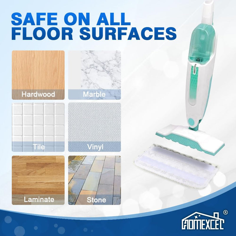 HOMEXCEL Steam Mop Replacement Pads for Shark Steam Mops S1000/S1000A/S1000C/S1000WM/and S1001C-Reusable Microfiber Steamer Scrub Mop Pads for All Hard Floors-4 Pack 4