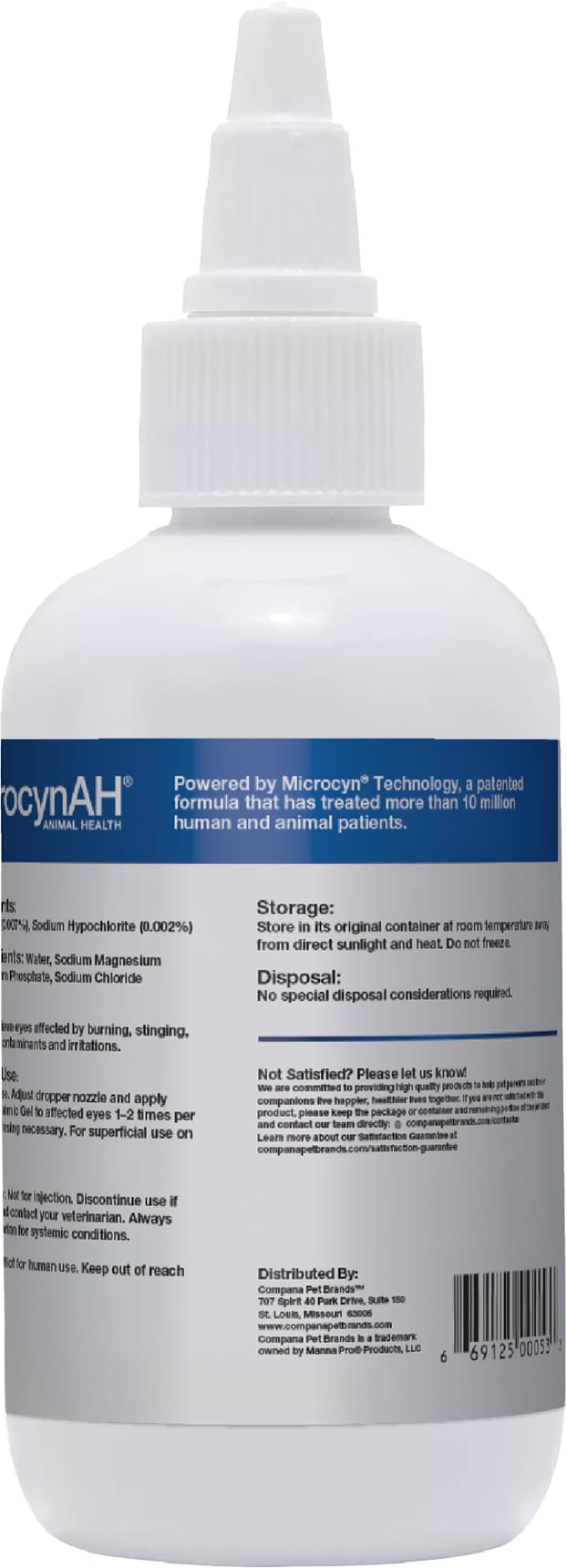 Manna Pro MicrocynAH Ophthalmic Gel for Cats, 3 oz