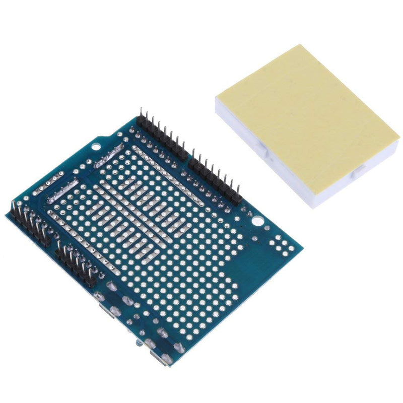 HiLetgo 2pcs UNO R3 Proto Shield Prototype Expansion Board with SYB-170 Mini Breadboard Based for Arduino UNO R3 ProtoShield