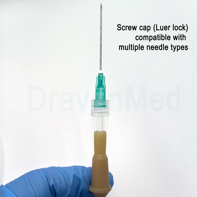 30pcs IV Extension Set, IV Tubing,60’’,Sterile Individual Packaging for Lab and Veterinary (Screw Mouth) 30pcs