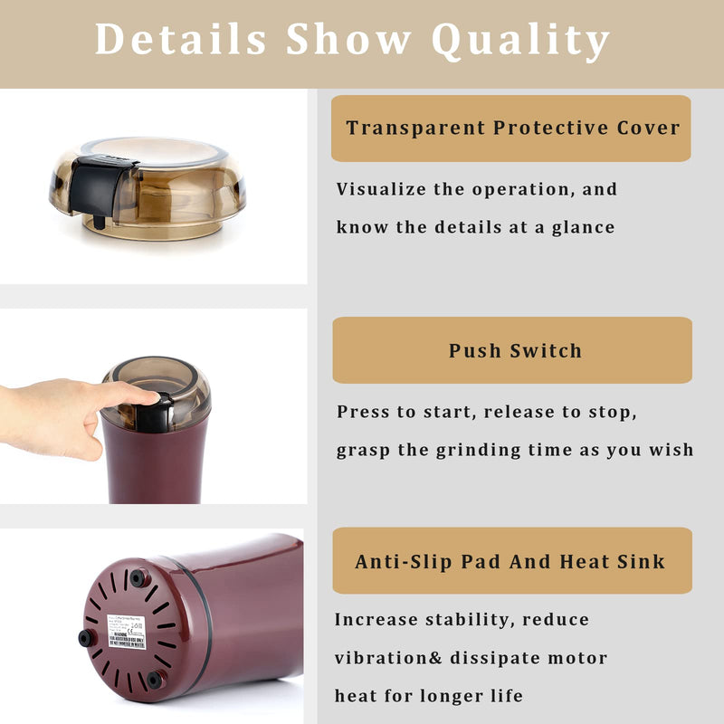 Multifunctional Electric Pill Crusher Grinder- Grind The Medicine and Vitamin Tablets of Different Sizes into Fine Powder-Mortar and Pestle,Elderly, Children or Pets (Purple) Purple