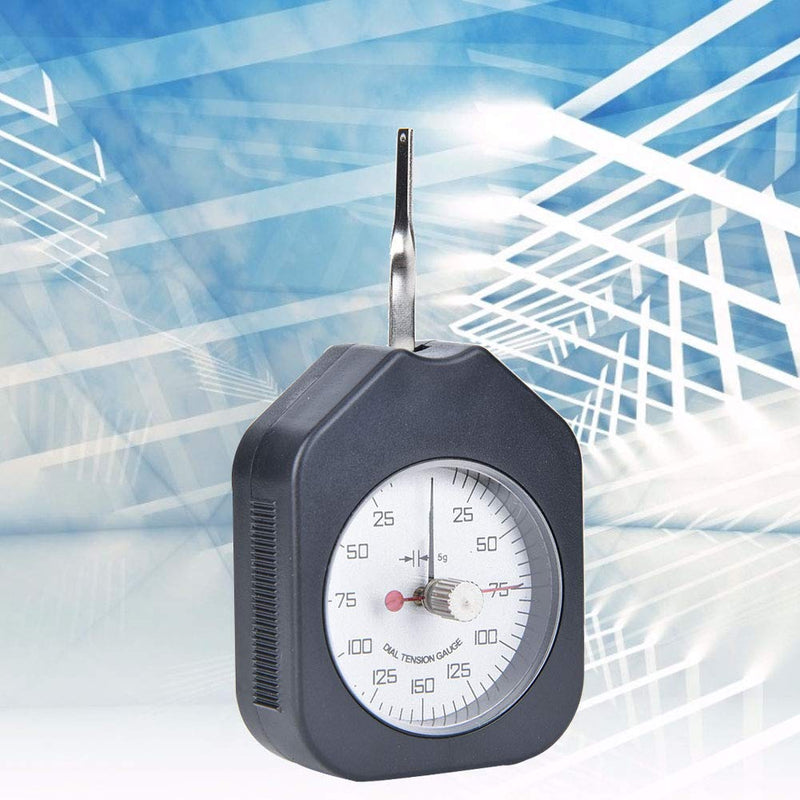 Double Needle Dial Tension Meter Tension Meter Dial Tension Gram Force Tensiometer Measuring Tool Plastic(-150-2)