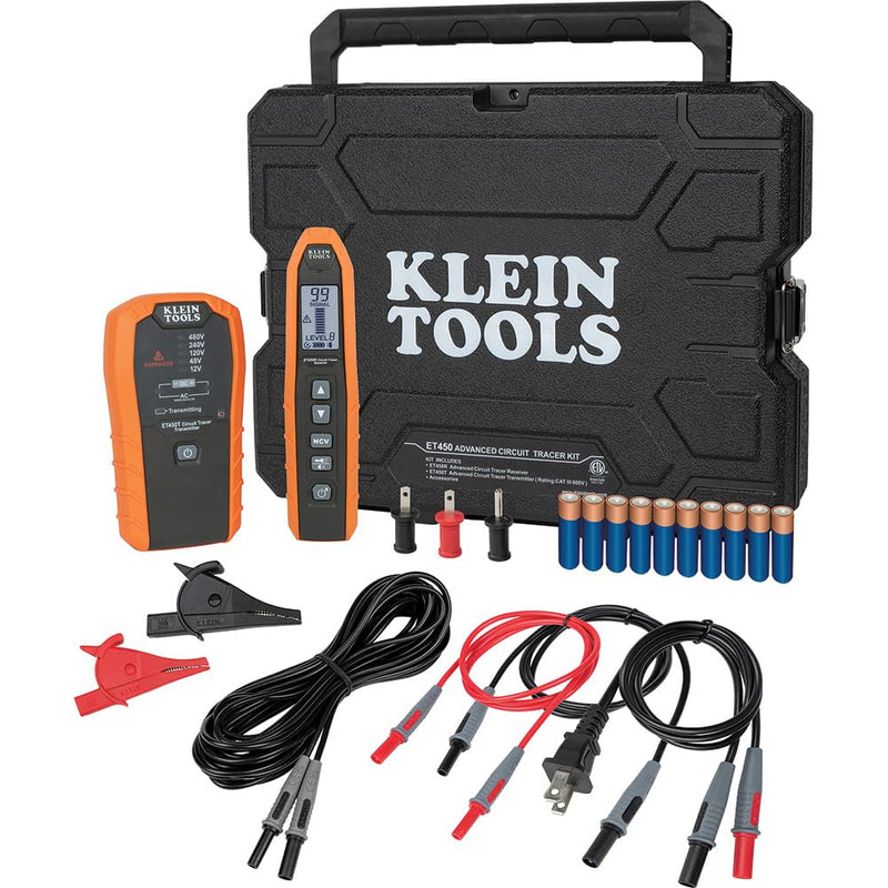 Klein Tools 69358 Lead Adapters, Extension Cable for Meters with Banana Jack Inputs, 20-Foot