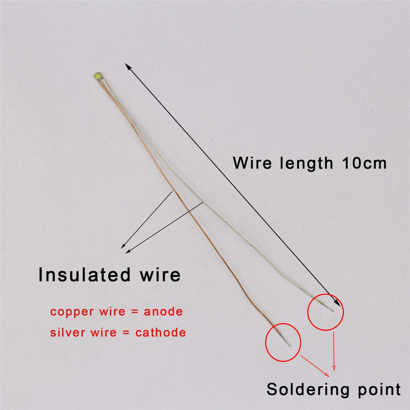 100 pcs Pre-soldered Rainbow RGB Flashing SMD Led 0605 + Muti-Resistor Micro Litz Wired Leads (1)rainbow Fast & Slow Micro LED-100pcs