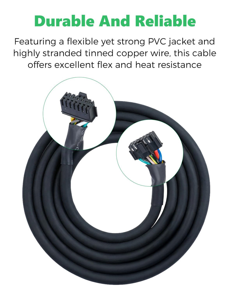 Creality K2 Pro Toolhead Cable, High-Temp & Durability Hotend Mainboard Connector Wire, Stable Signal Transmission OEM Compatible Plug & Play, K2 Pro 3D Printer Replacement K2 Pro Print Head Cable