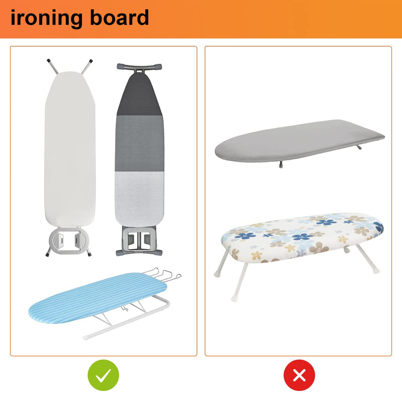 TJ.MOREE Ironing Board Holder Wall Mount - Laundry Room Iron and Ironing Board Hanger Laundry Room Decor Organization and Storage (T&V Shaped) Carbonized Black