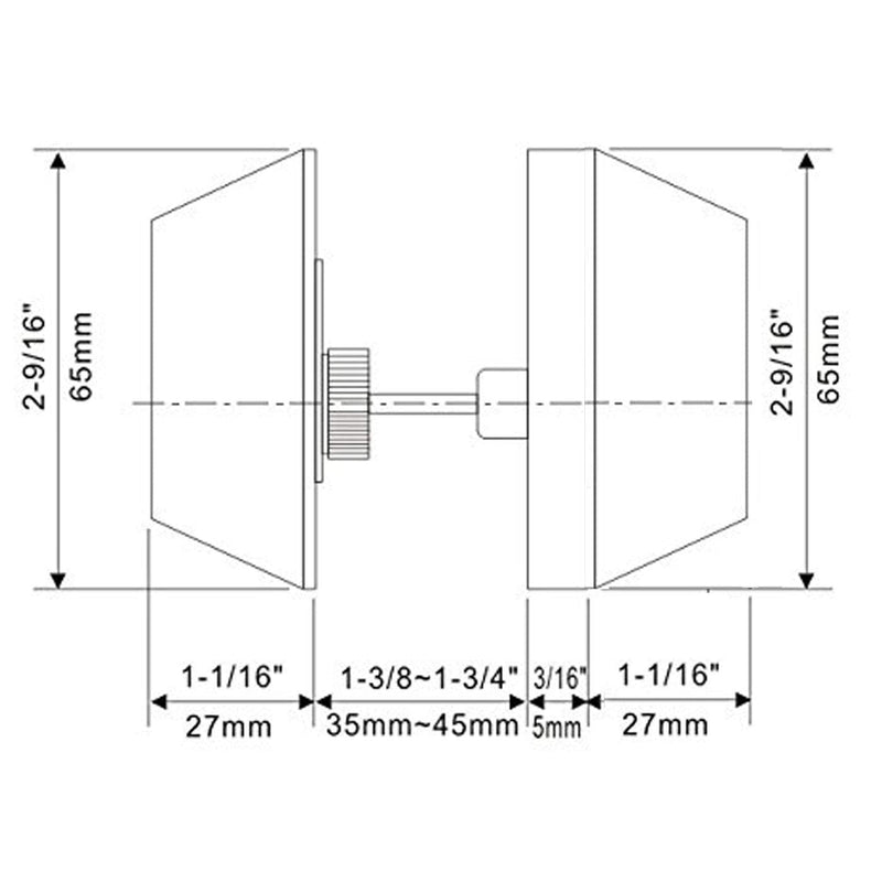 Gobrico Keyed Alike Double Cylinder Deadbolts Door Locks Satin Nickel Keyd Both Sides Door Locksets for Exterior Interior Door 2 Pack