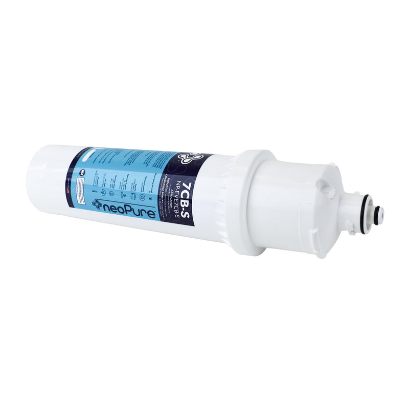 Neo-Pure Whole House Water Filter Cartridge, 4.5 x 20 Inches, 25 Micron, White Plastic, Carbon Block Technology