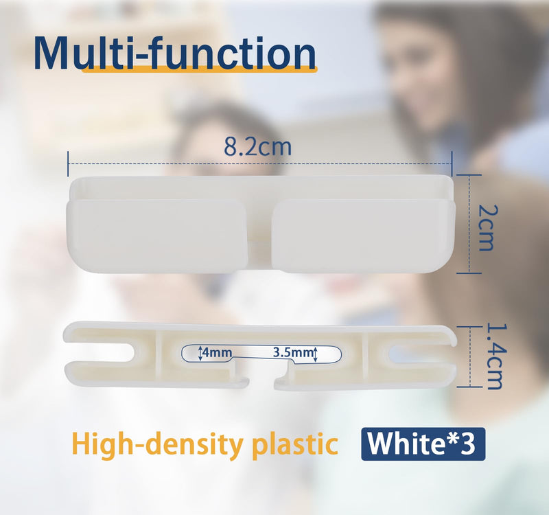 Dental Intraoral X-Ray Sensor Holder, X-Ray Sensor Hanger, X-Ray Sensor Storage, X-Ray Sensor Wall Hanger, White