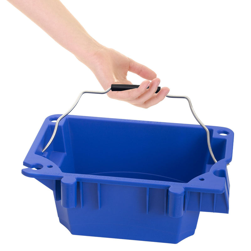 AC52-UB Ladder Accessories Lock-in Job Bucket for Werner 6000 series, 6100 series, 6200 series, 6300 series,Blue