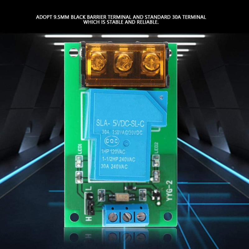 YWBL-WH Relay Way 30A Optocoupler Isolation Relay Module High Power Relay High/Low Level YYG-2(5VDC) (1)