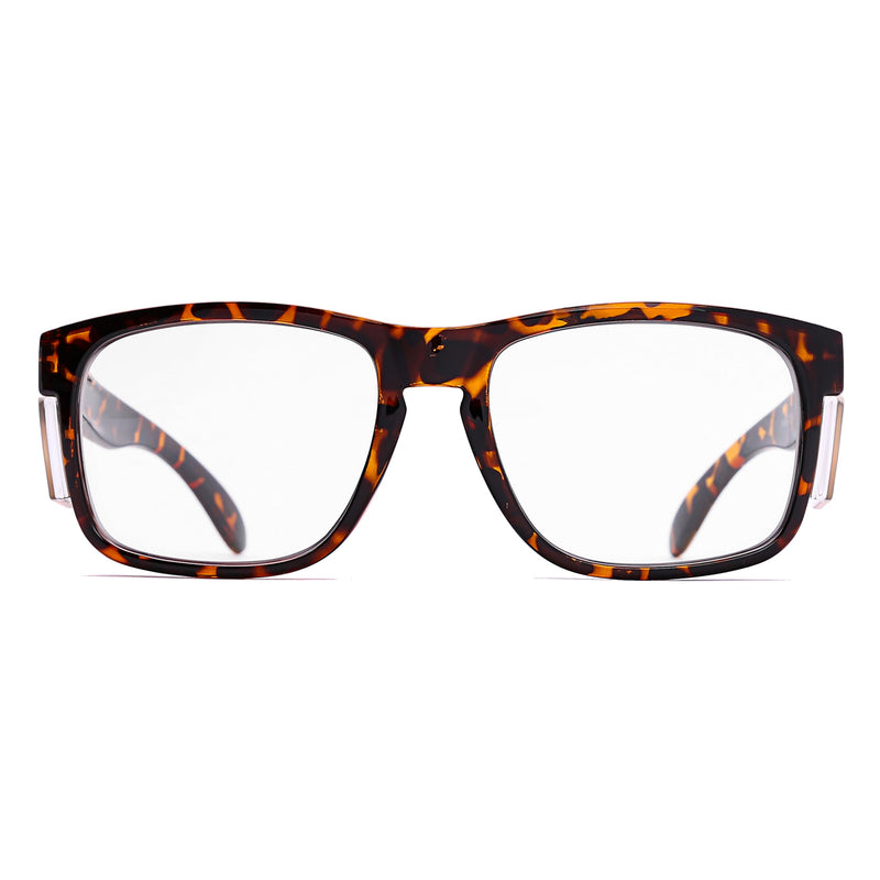 Z87Anti-Fog Photochromic Blue Light Blocking Safety GlassesUV400 Impact Resistant Protective Eyewear, for Men Women Leopard
