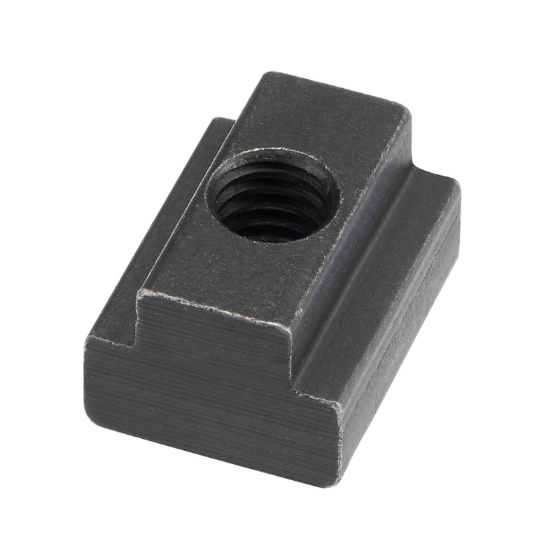 uxcell M6 Thread T Slot Nuts, Alloy Steel Black Oxide Finish Grade 8.8 Tapped Through Slot T-Nuts Furniture 10Pcs