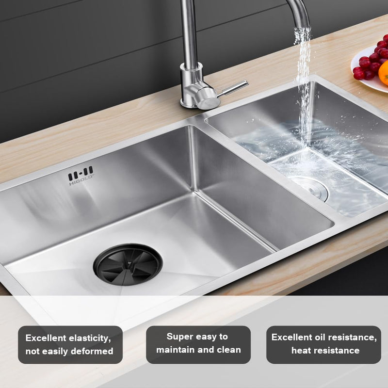 Sink Baffle 3 3/8" QCB-AM Replacement for InSinkErator Evolution Series, Garbage Disposal Splash Guards Removable Quiet Collar Drain Plugs, Garbage Disposer Accessories