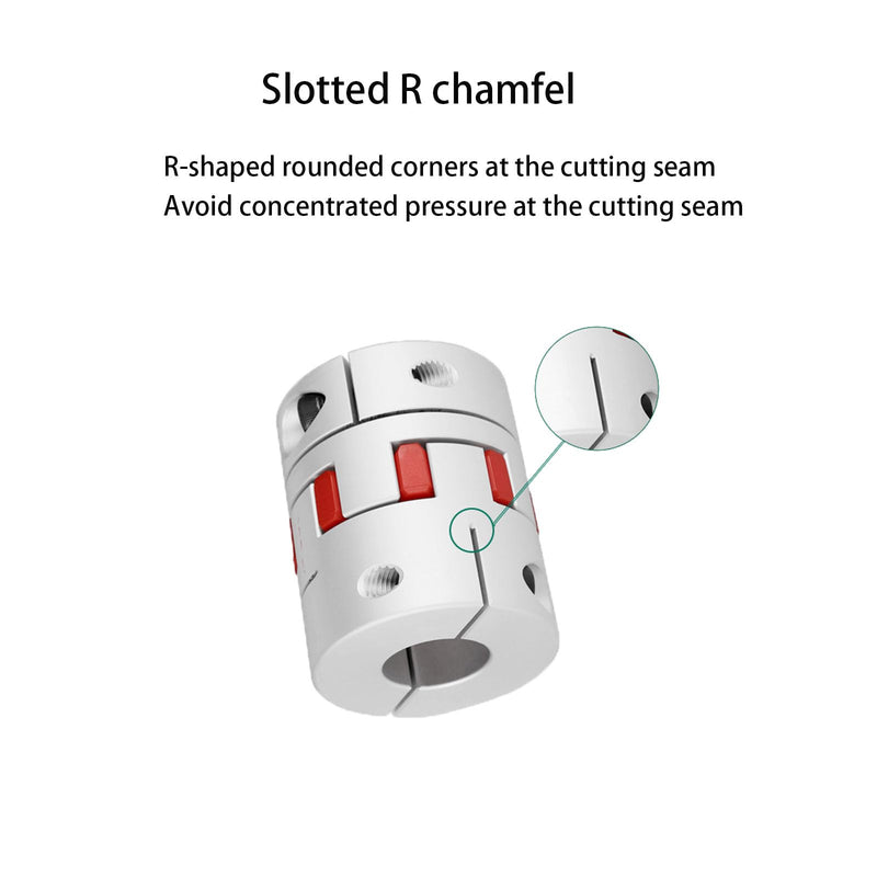 Aluminium Plum Flexible Shaft Coupling D30L35 bore 15mm to 16mm Motor Connector Flexible Coupler for 3D Printer CNC Machine and Servo Stepped Motor 1