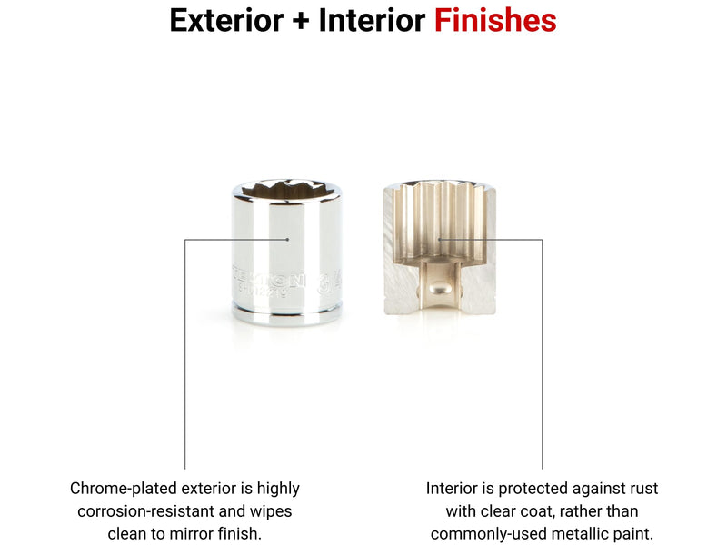 TEKTON 3/8 Inch Drive x 15/16 Inch 12-Point Socket | SHD12224 15/16 in. Standard