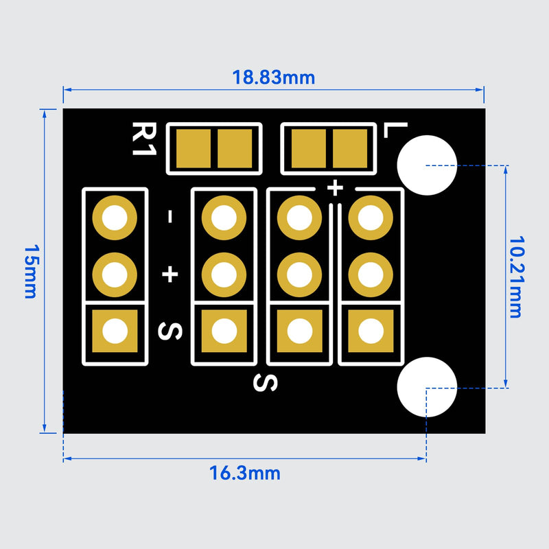 KY-003 Hall Effect Sensor Module A3144E Hall Effect Magnetic Sensor DC 3.3V-5V Pressure Sensors 6pcs for Arduino 6pcs hall effect sensor hall effect hall sensor contact sensor