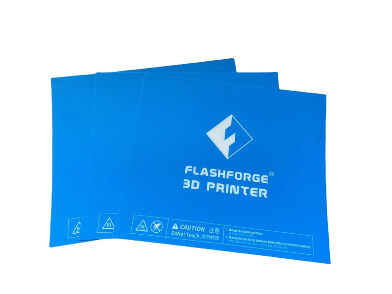 Blue Heated Bed Print Sticker for Build Plate Flashforge Guider II 2S IIS 3D Printer 305 x 265mm (2) 2