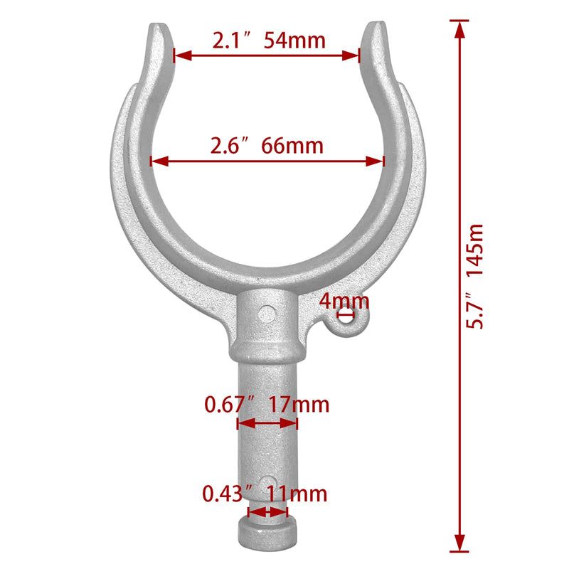 ISURE MARINE 2 pcs Aluminum Oar Lock Oarlock Rowlock Premium Marine Row Boat Dinghy Water Raft Boat Kayak Canoe Oar Lock Rowlock Side Mount