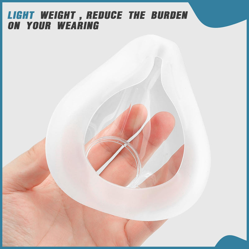 2-Pack Replacement Cushions for AirFit F20(M) - Reliable Seal, Comfortable Fit and Durable - Covers Nose and Mouth - Compatible with Original F20 Frame Medium