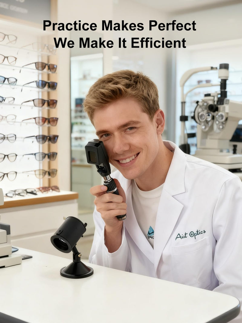 Eye Model Eye for Retinoscopy PracticeOptometry Teaching Tool Eye Tester Optical Imitative Retinoscopy Simulation for Optical Retinoscopy Range of The Diopter: -5.00D to +4.00D