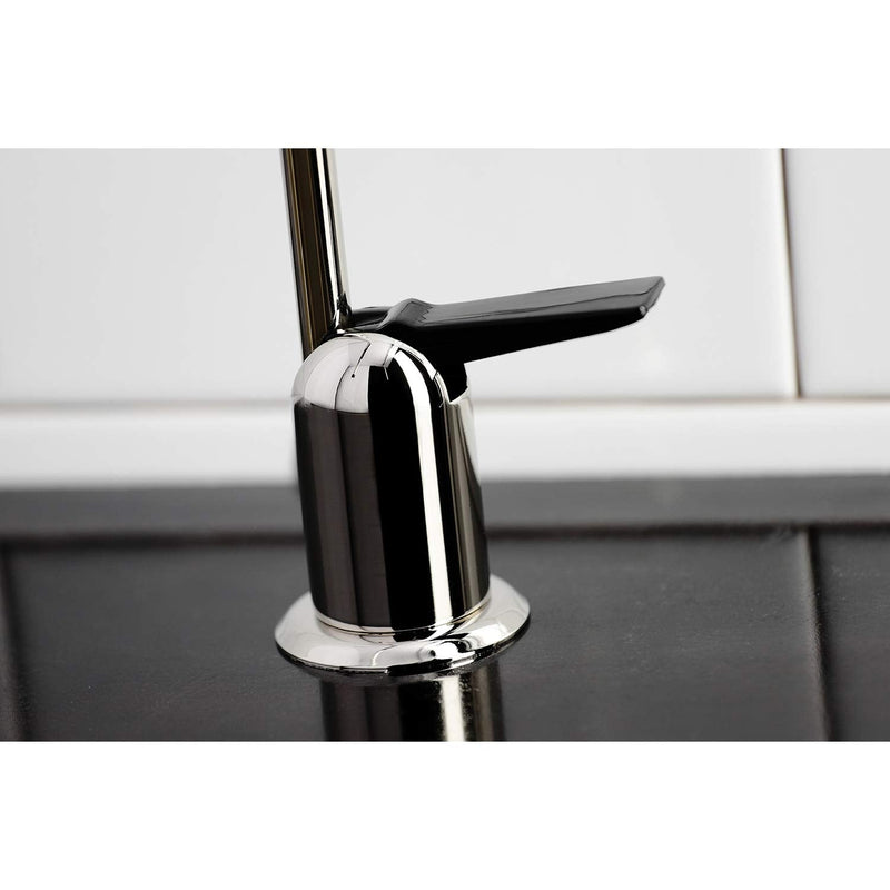 Kingston Brass K6196 Americana Single-Handle Water Filtration Faucet, Polished Nickel 1.75 x 4.5 x 8.88