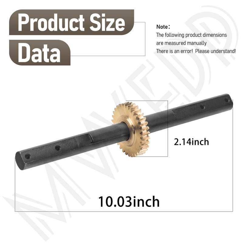 4651 Replacement Tiller Shaft Tine Assembly Compatible with Earthquake, Powermate PCV43, H-onda FG100 Tiller Cultivator