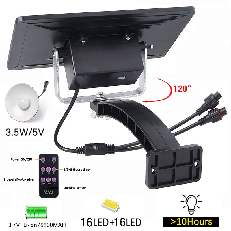 Solar Pendant Lights Upgraded Double Bulb Lights IP65 Waterproof Dusk to Dawn Auto Lamp with Remote Controller for Outdoor Shed Barn Chicken Coop Bullpen Pig Pen Stables Tents etc(Dual Lamp) Dual Lamp