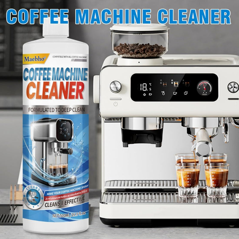 Espresso Coffee Machine Descaling Solution 16.9 oz – Universal Descaler Cleaner Compatible with Keurig,Nespresso,Breville,Delonghi, Ninja - Coffee Maker Cleaning Solution