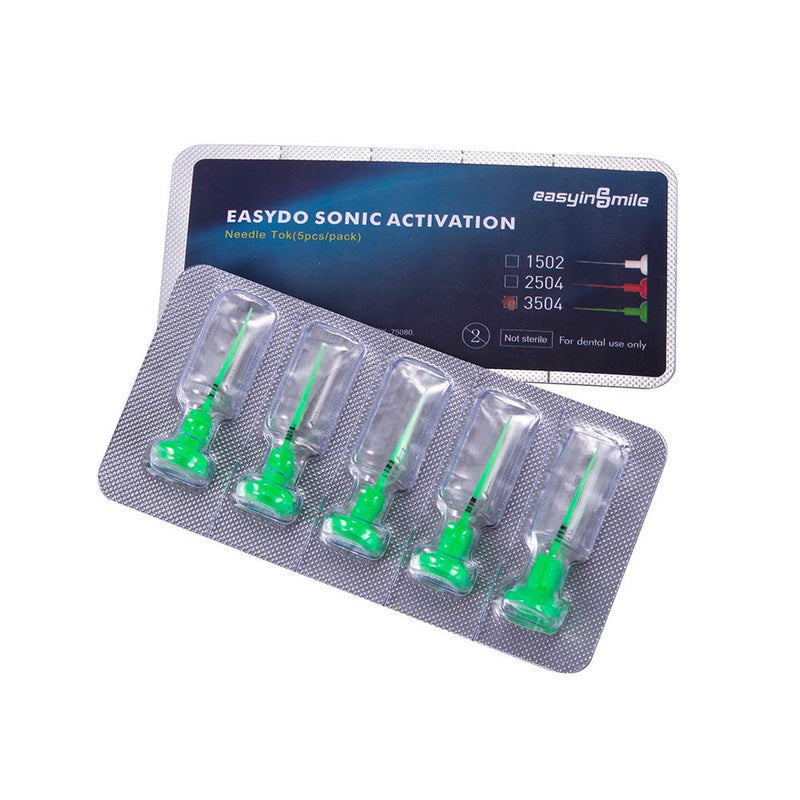 Easyinsmile Dental Endodontic Activator Tips Soft Bendable Polymer Material Never Breaking File (Green) Green