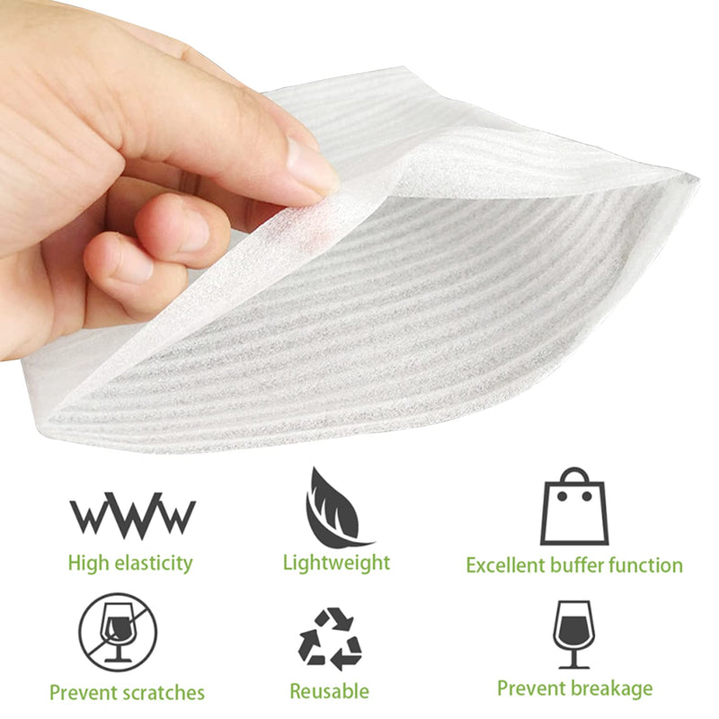 Foam Wrap Sheets Cushion Foam,100 Pack Foam Wrap Sheets Cushioning For Moving, Shipping, Packaging, Storage-Safely Cushion Wrap For Dishes, Furniture, Glasses, Plates,Cups(12 x 10 Inch B)