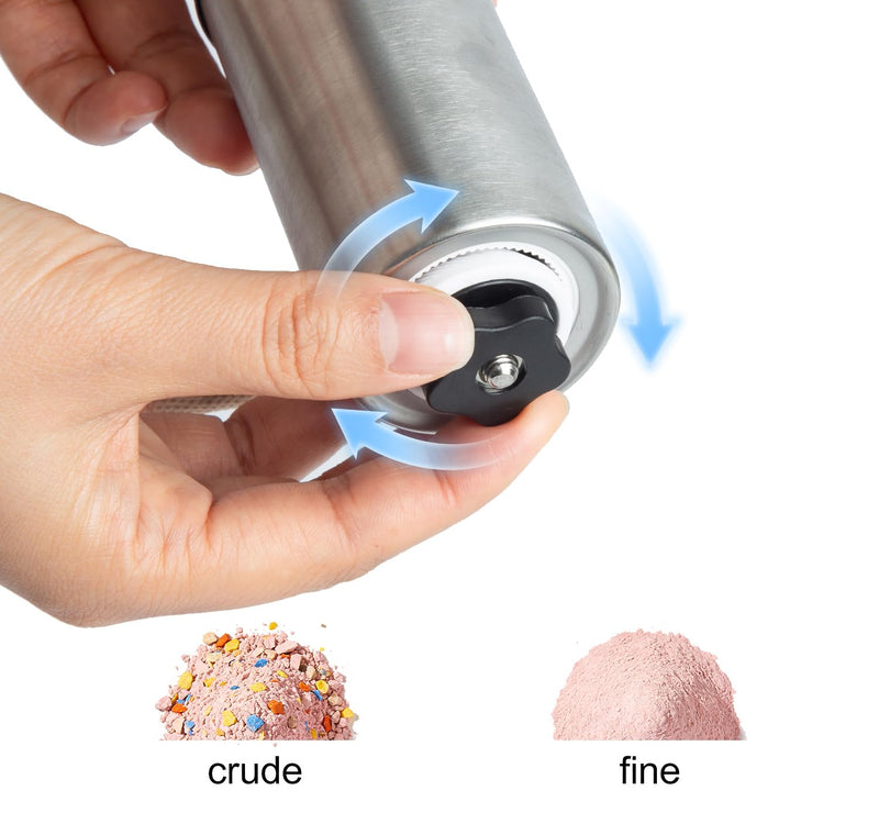 LCJ Portable Pill Crusher Pill Grinder Fine Powder for Elderly Pill Smasher Crushes Multiple Pills Small and Large Medication and Vitamin Tablets for Feeding Tube Kids Pets