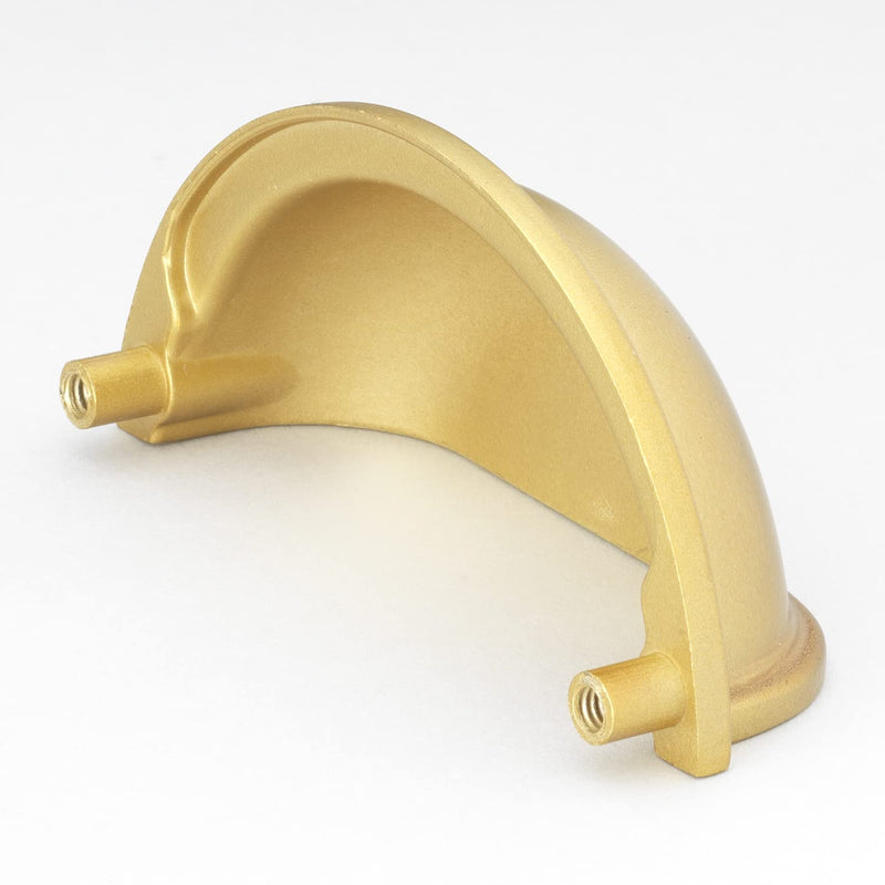 GlideRite 3" CC Satin Gold Classic Cupboard Bin Cabinet Pulls (Pack of 10) - 953-SG-10