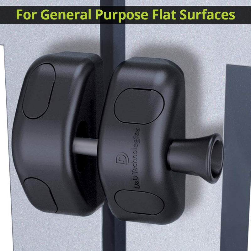 D&D Technologies MLSPS2S MagnaLatch Side Pull, General Purpose Magnetic Gate Latch, for Any Flat Surface