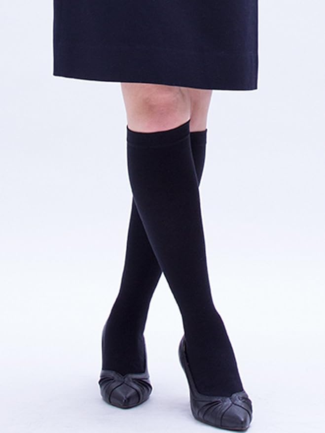 Large Sizes: Loose Compression High Socks, 3L, 4L, 5L, 6L, 7L, 8L, Made in Japan, Black - NewNest Australia
