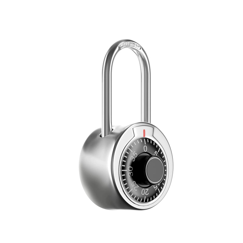 Locker Lock with Long Shackle, Combination Lock, Black Dial, Each Lock with Different Code, Keyless Padlock, Great for School, Employee, Gym&Sports Locker, Case, Toolbox, Fence, etc, Pack of 2 2 PACK LONG