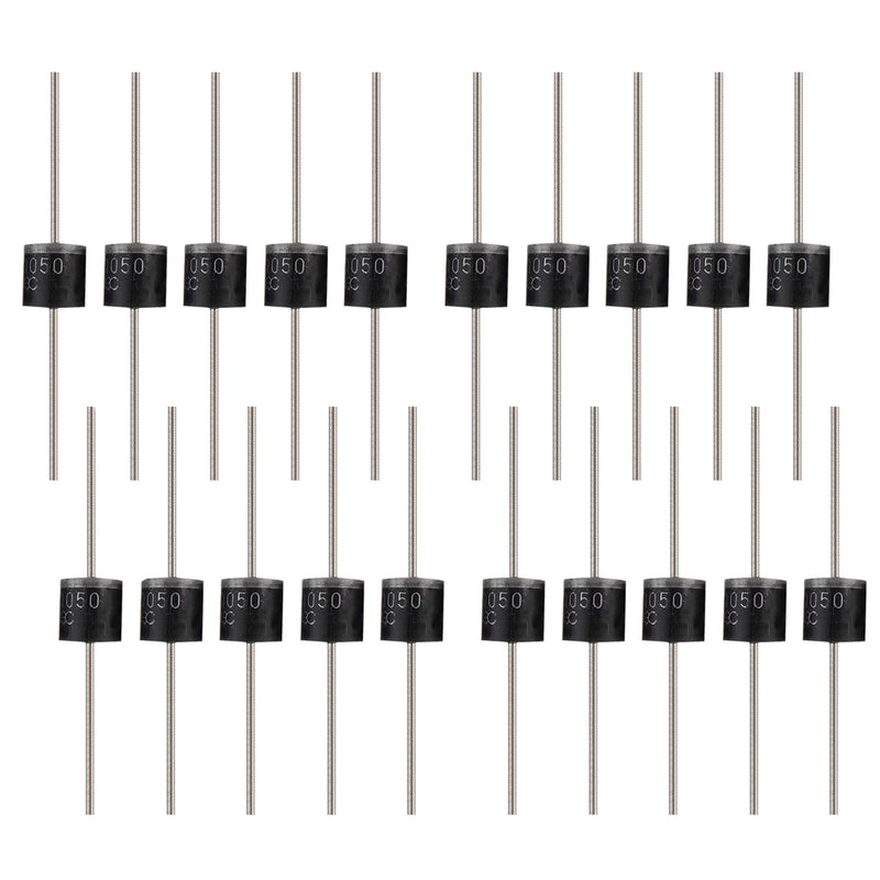 BOJACK Schottky diode 30SQ050 (30A 50V) Axial 30SQ050 (30 amps 50 Volts) for Solar Panel Parallel reflow Protection diodes Barrier Rectifier Diodes (Pack of 20)