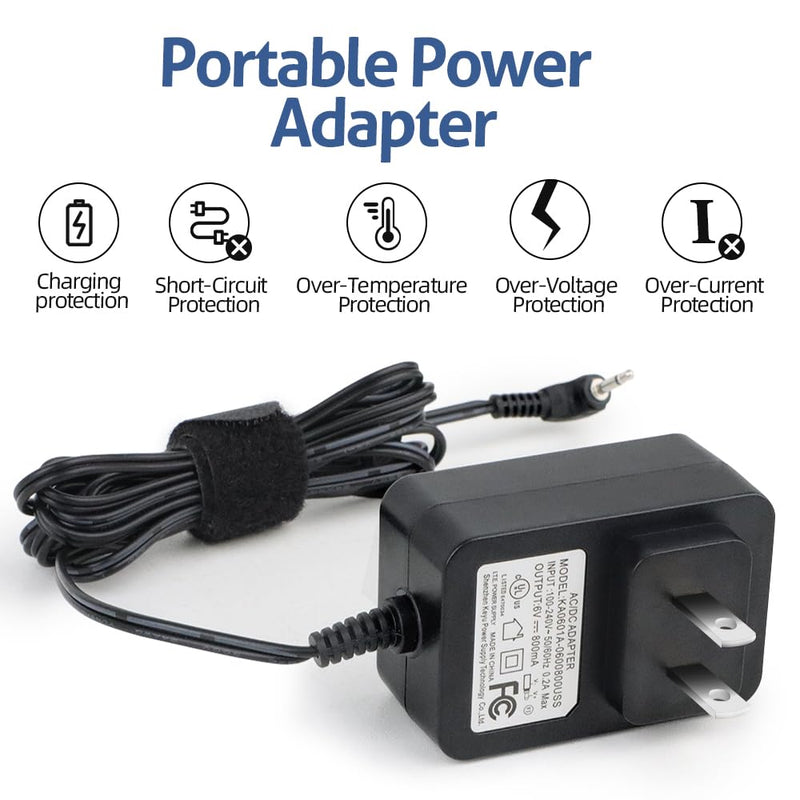Power Adapter for Mr. Heater Big Buddy Heater MH18B F274800 F276127 F274830 F274865, Electric Charger 6V DC, 6.23 FT Cord for Big Buddy Heater Accessories