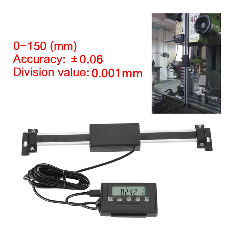 Digital Readout Linear Scale for Milling Machines or Lathes - Remote Display for Convenient Reading and - Ideal for Upgrading Old Lathe